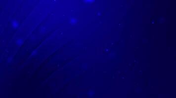 Dark blue abstract background with diagonal lines and white dots particles. Suitable for technology, business, or futuristic themed designs and projects. video