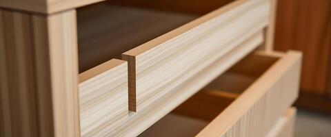 close up of a drawer in a cabinet photo