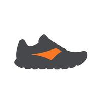 Running shoe icon illustrating physical fitness exercise routines an active healthy lifestyle vector