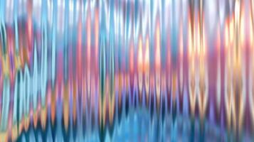 A colorful abstract composition featuring vertical lines and vibrant light reflections. photo