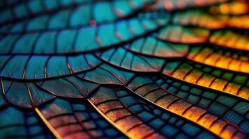 Intricate abstract of overlapping scales, showcasing a beautiful blend of colors and textures photo