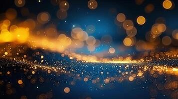 Stunning abstract background featuring bokeh lights, perfect for elegant visual projects. photo
