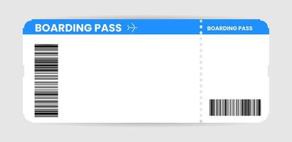 Airplane ticket. Boarding pass ticket template. Airline boarding pass template. illustration vector