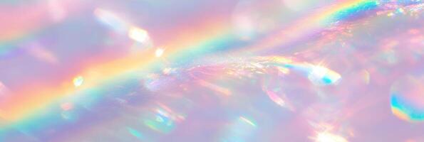 Bright bokeh texture with intense rainbow spectrum and sharp crystalline sparkle photo