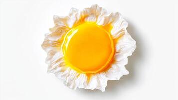 Realistic sun shaped design with empty center for creative projects and decor themes photo
