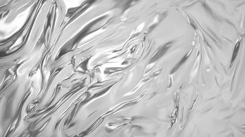 Abstract silver texture with chaotic moon-like patterns for design photo