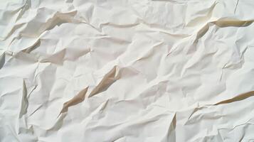 High resolution white paper texture for creative backgrounds and design projects photo