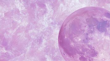 Ethereal moon in lavender chaos texture for tranquil design photo