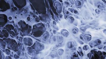 Abstract chaos with moonlike gray texture in dynamic fluid art design photo
