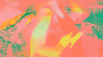 Vibrant abstract grunge texture with peach and yellow overlay for creative design photo