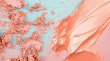 Copper grunge texture with contrasting colors for artistic design photo