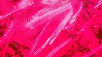 Vibrant magenta grunge texture with abstract brush strokes for creative design photo