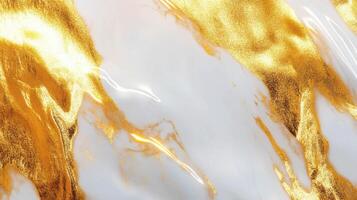 Abstract gold and white grunge texture with dynamic contrast for creative design photo