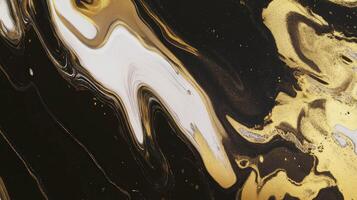 Abstract grunge gold and black texture with dynamic contrast for creative design photo