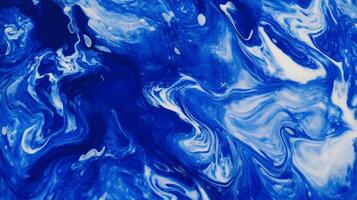 Abstract blue grunge overlay with chaotic texture and high contrast swirl pattern photo