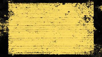 Abstract grunge yellow texture with high contrast for creative design projects photo