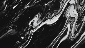 Abstract monochrome texture with smudged ink streaks for artistic design and background photo