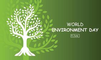 illustration graphic of silhouette of a tree and its shadow, perfect for international day, world environment day, celebrate, greeting card, etc. vector