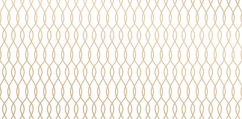 Elegant Weave of Golden Interlaced Lines abstract geometric pattern with stripes, lines woven bamboo background a white and gold wallpaper for Invitations and Stationery, page fill, Fashionable modern