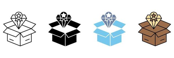new product concept line icon. Simple element illustration. vector