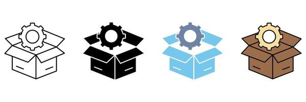product development concept line icon. Simple element illustration. vector