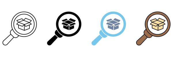 research concept line icon. Simple element illustration. vector
