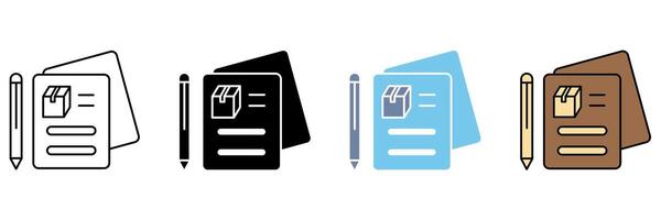 description concept line icon. Simple element illustration. vector