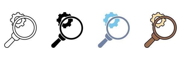 r d concept line . Simple element illustration. vector