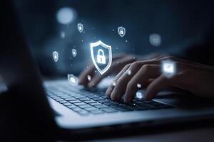Security and data protection concept photo