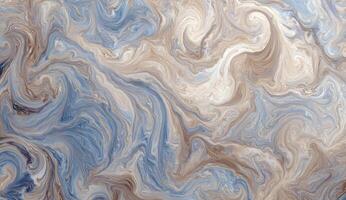 A blue and white marble surface with swirls photo