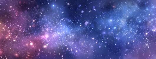 Space background with stars and nebula photo