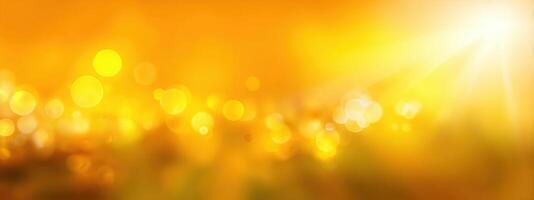An abstract image of a bright sun shining on a field photo
