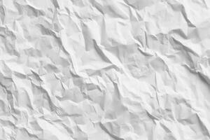 Exploring the Textural Depths of White Crumpled Paper A Study in Light Shadow and Abstract Formations Highlighting the Beauty in Imperfection and Undulating Surfaces photo