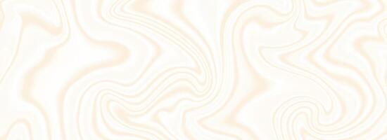 Light beige psychedelic lines texture. Abstract trippy marble effect background. Swirl wavy striped pattern for banner, poster, cover, floor print swatch. Yellow liquid funky backdrop vector