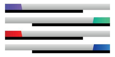 lower third design vector