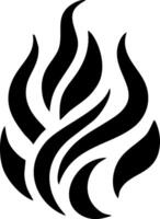 Abstract Fire Symbol Design for Graphic Use vector