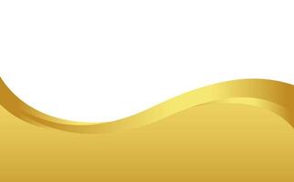 golden wave gradient for a banner, gold wavy shape, gold wave curve on white background, golden wave corner shape for banner, stripes ribbon golden graphic, striped gold gradient luxury vector