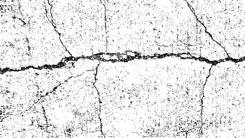 crack texture, grunge texture, distress a background, rough texture, dirty texture, cracked wall concrete of black and white for background vector