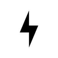 thunder icon design vector