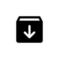 archive icon, save icon vector