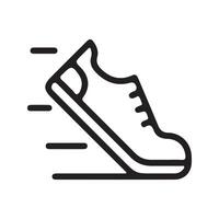 running shoe icon vector