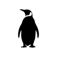 Simple illustration of a penguin isolated on white vector