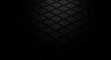 Black background with geometric shapes on it photo