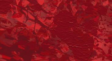A red paint splattered background with a red paint splatter photo