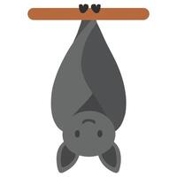 Zoo Bat illustration, Colorful Bat , Colorful Safari Animal Clipart, Animal design sublimation vector