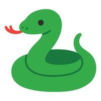 Zoo Green Snake illustration, Colorful Green Snake graphic, Colorful Safari Animal Clipart, Animal design sublimation vector