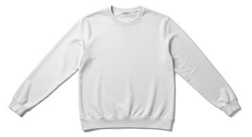 A white sweatshirt on a white background photo