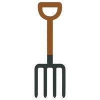 Fork illustration, Colorful Garden Fork , Colorful Gardening Clipart, Gardener design sublimation vector