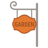 Flat Hanging Illustration, Colorful Garden Flat Hanging, Colorful Gardening Clipart, Gardener Design Sublimation vector