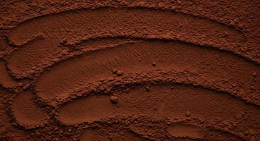 A close up of a chocolate bar with a swirl pattern photo